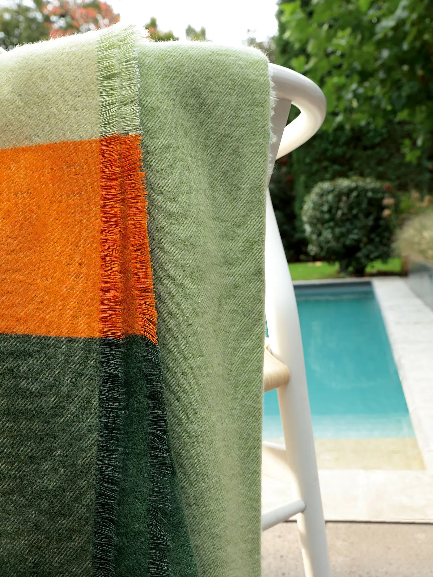 BIEDERLACK | Tagesdecke - Plaid 130x170cm  EVERGREEN Great Green | 